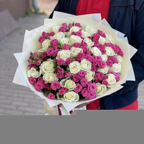 Букет цветов "Теплая встреча" №162