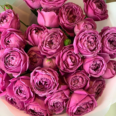 Букет цветов Малиновые пузырьки - Фото 5