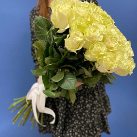 31 белая Роза «Мондиаль» Эквадор