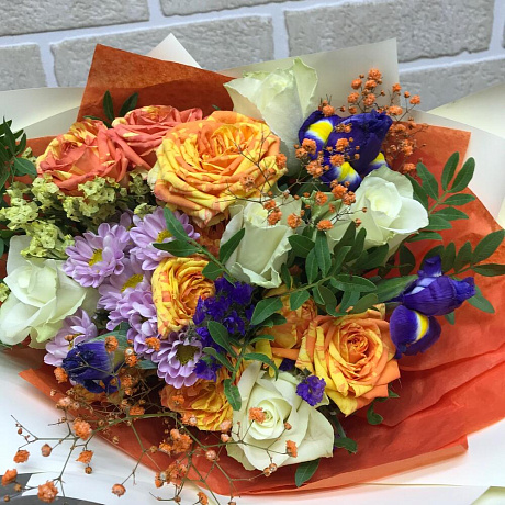 Букет цветов Рыжики №160 - Фото 4