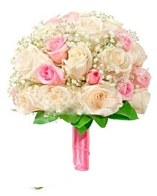 Букет невесты из розовых роз Нежность