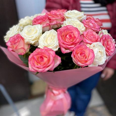 Букет «Бело-розовое облачко» - Фото 2