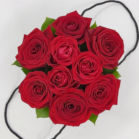 Коробочка с красными розами - Фото 3