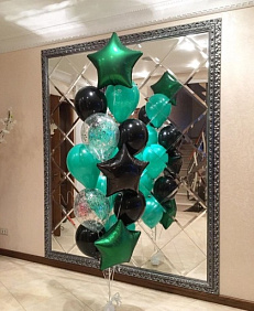 Композиция из шаров "Стильный фонтан"