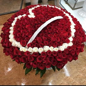 Корзина с цветами XXL