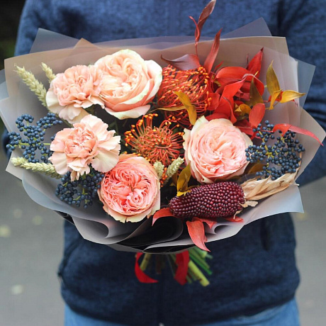 Букет из роз Bouquet autumn 1 - Фото 4