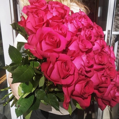 Букет цветов Малиновые облака - Фото 4