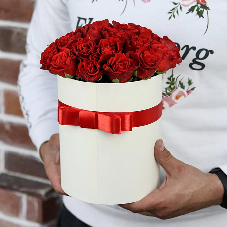 Коробки с цветами. Розы N41 - Фото 2