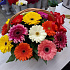 Набор корзина с цветами и конфеты - Фото 2
