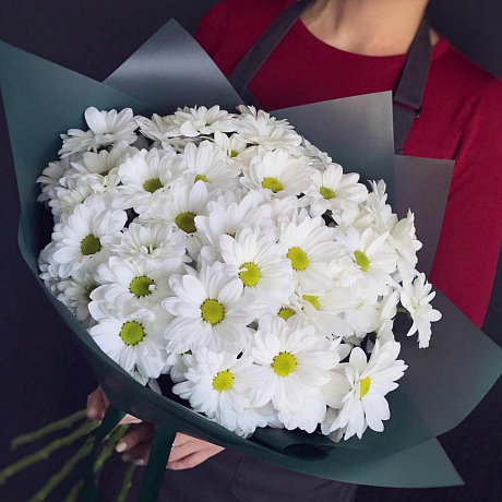 Букет из хризантем 19 - Фото 3