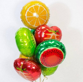Композиция из шаров "Фруктовый микс"