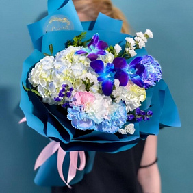 Букет цветов "Узор волны" №160