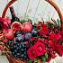 Корзинка фруктов и цветы  - Фото 3