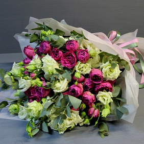 Букет цветов "Мисти Баблс" №167