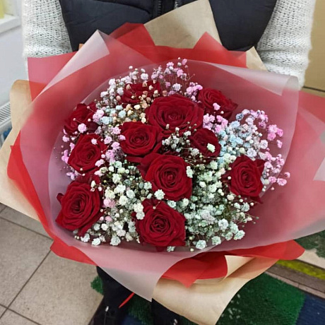 Букет «Алые Цветы» - Фото 3