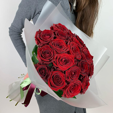 Букет «Стильный красный» - Фото 5