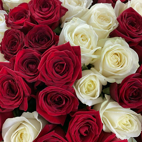 Букет цветов Red and white - Фото 5