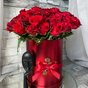 Цветы в коробке №476