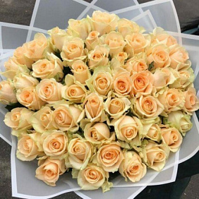 Букет оранжевых роз №160