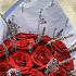 Красные розы с лавандой - Фото 4