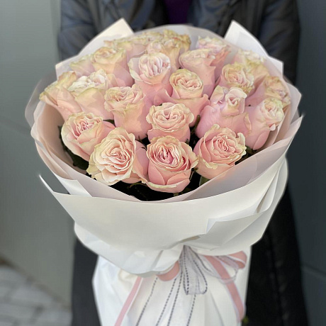 Букет Выражение любви из розовых роз - Фото 4