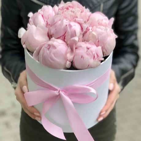 Коробка с пионами Анси - Фото 5