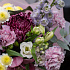 Букет с дельфиниумом и хризантемой Бигуди Перпл №2 - Фото 2