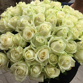 Букет из белых роз №160