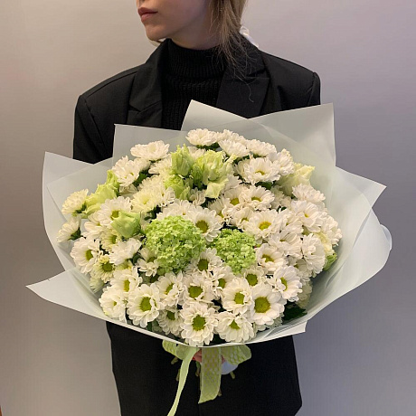 Букет цветов Полянка №160 - Фото 3