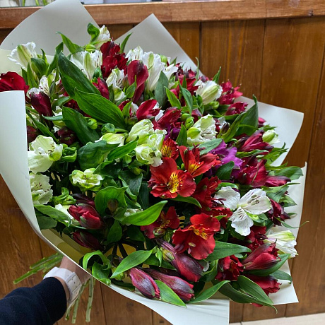 Букет из Альстрамерий №160 - Фото 2
