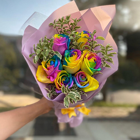 Букет цветов Розовый единорог - Фото 3