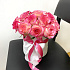 Шляпная коробка с 19 розами Джумилия - Фото 2