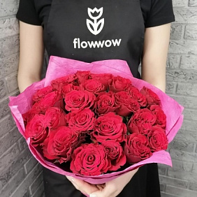 Букет 25 роз "все для любви" №2