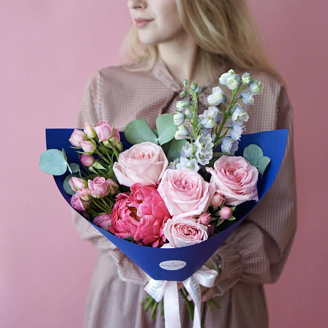 Букет «Коралловый риф» М - Фото 2