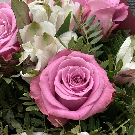 Букет цветов Черничный джем - Фото 6