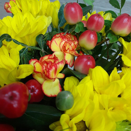 Букет цветов Рябинка - Фото 3