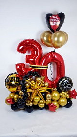 Композиция из шаров "Большой ДР!"