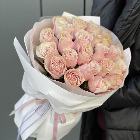 Букет Выражение любви из розовых роз - Фото 2