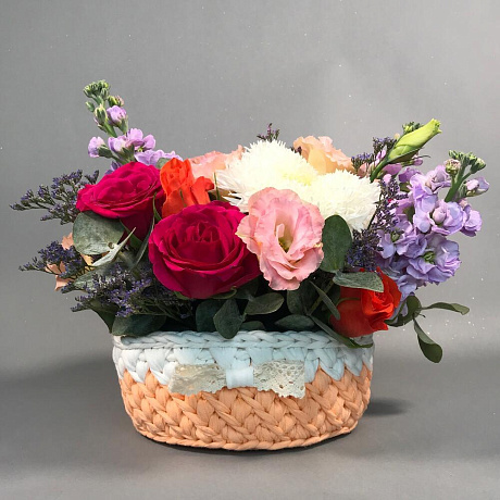 Букет цветов Волшебный сад №160 - Фото 6