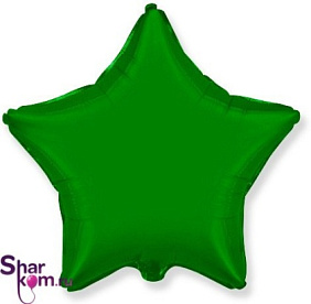 Звезда шар "Зеленая"