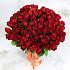 Букет из 101 красной розы 40см - Фото 3