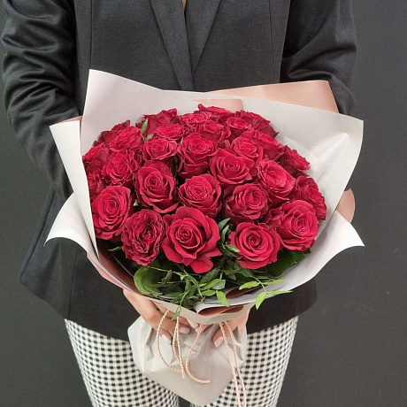 Роза красная 29шт - Фото 3