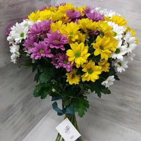 Букет цветов "Радуга" №199