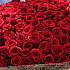 Роскошный букет из 101 красной розы №161 - Фото 4