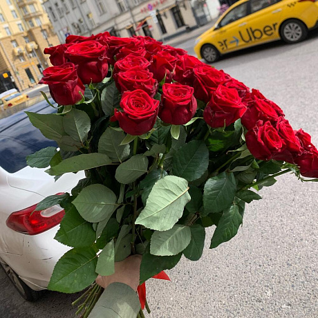 Букет из 19 роз №167 - Фото 4