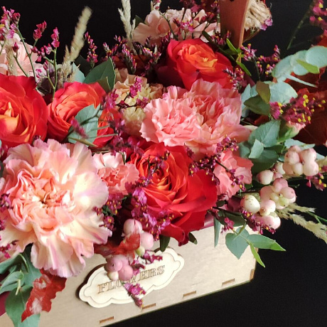 Букет цветов Пино Нуар - Фото 5