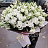 Букет из 41 белой эустомы - Фото 5