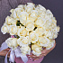 51 Белая роза в шляпной коробке - Фото 3