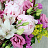 Крафтовая сумка с цветами комплимент - Фото 2