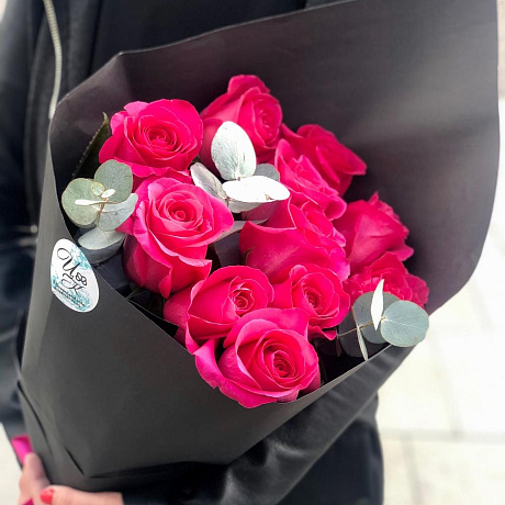 Букет цветов Pink Floyd Total Black - Фото 4